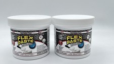 2X Flex Paste 1 Pound White Super Thick Rubber Flex Seal Caulk New Unopened