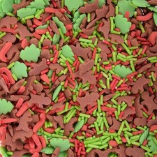 Zuckerstreusel 1kg Weihnachts-Lebkuchen-Konfetti