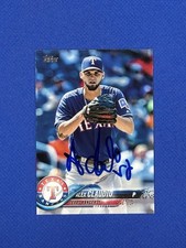 2018 Topps Alex Claudio Auto Texas Rangers #404 Signed autograph