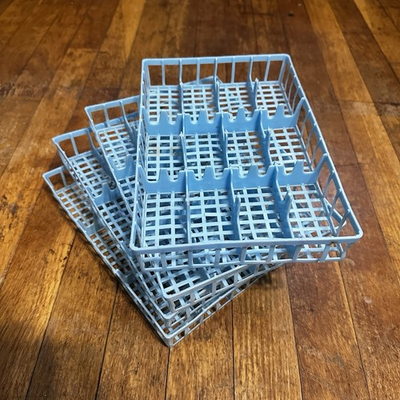 #ad Lot Of 4 VTG Blue Hot Wheels Matchbox Diecast 1:64 Storage Case Insert Trays 4ct $24.99