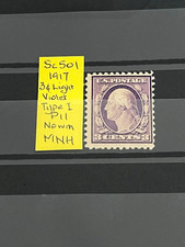UNITED STATES OF AMERICA WASHINGTON MNH 3c VIOLET STAMP 1917 SCOTT # 501