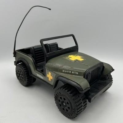 Tonka MASH Jeep M*A*S*H 4077th Military Green Steel and Plastic