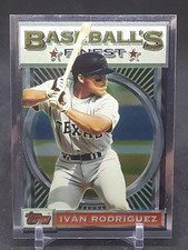 IVAN RODRIGUEZ 1993 TOPPS FINEST RANGERS QQ