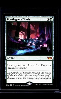 MTG Magic The Gathering SNC Streets of New Capenna Promo #134 Bootleggers Stash
