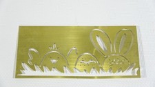 Easter Bunny -Egg -Chick 2003 Lasting Impressions Embossing  Stenciling -L9094