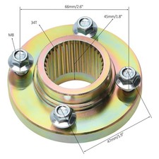34T Axle Sprocket Hub Adapter 4/6 Bolts for GY6 150-250cc ATV Quad Go Kart Buggy