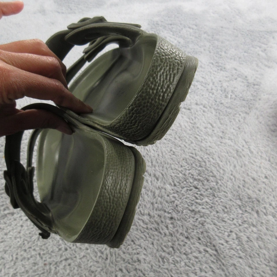 Birkenstock Sandals Kids Size 31 Green EVA Arizona Double Strap Slides - Image 3 of 4