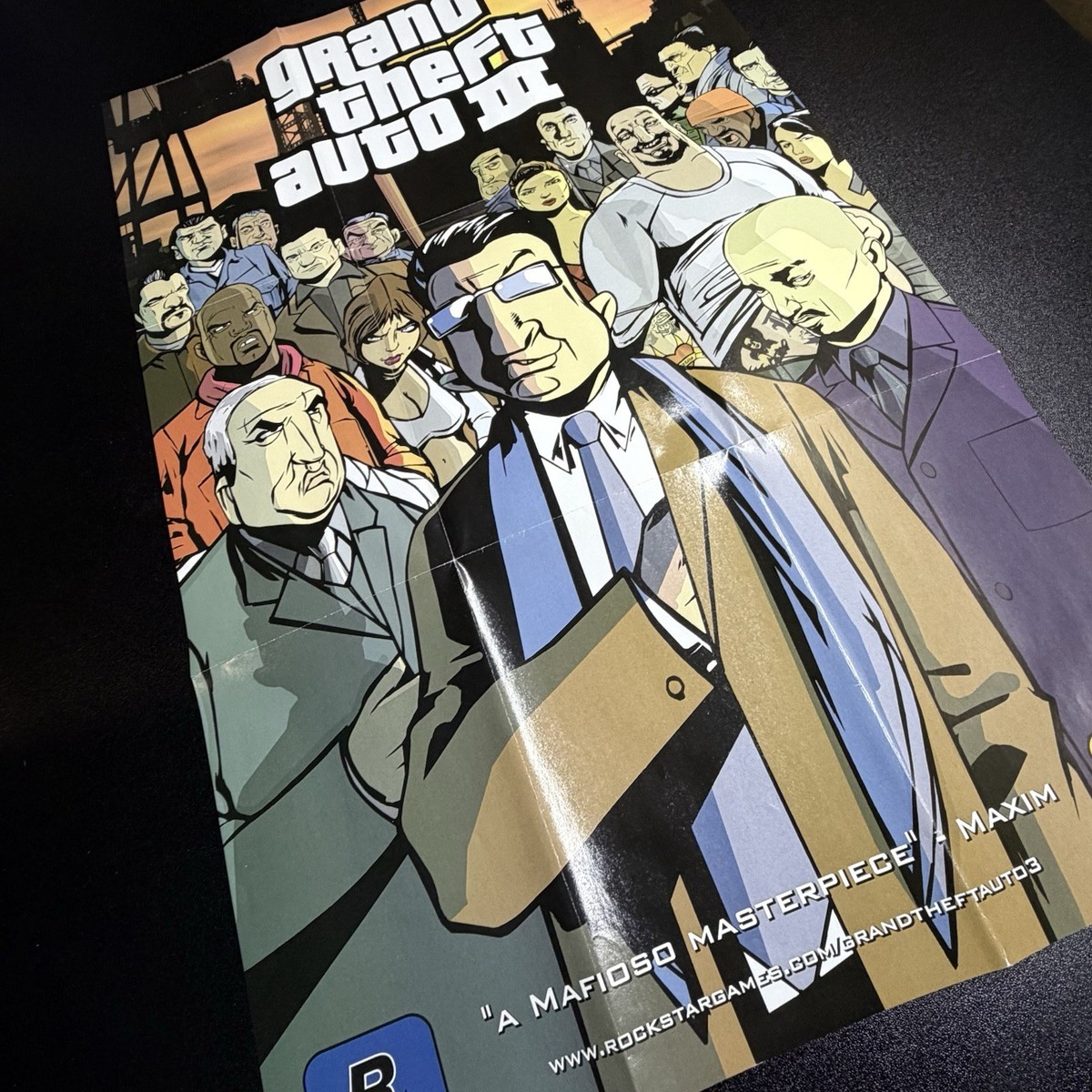 Grand Theft Auto III Poster / Map Good Condition Rockstar Games | eBay