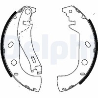 Bremsbackensatz Delphi LS1847 FüR Multipla Palio Fiat Marea Weekend VAN 178DYA1A