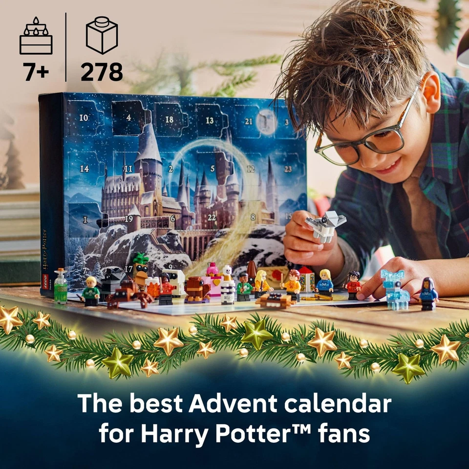 Lego Harry Potter Advent Calendar 2025 Kids Toy - Holiday Countdown for Boys & - Image 2 of 4