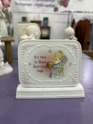 Precious Moments It s Time To Bless Your OwnDay Girl Flower Clock Not Tested