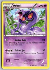 Arbok 3/30 XY Trainer Kit: Sylveon & Noivern Pokemon LP
