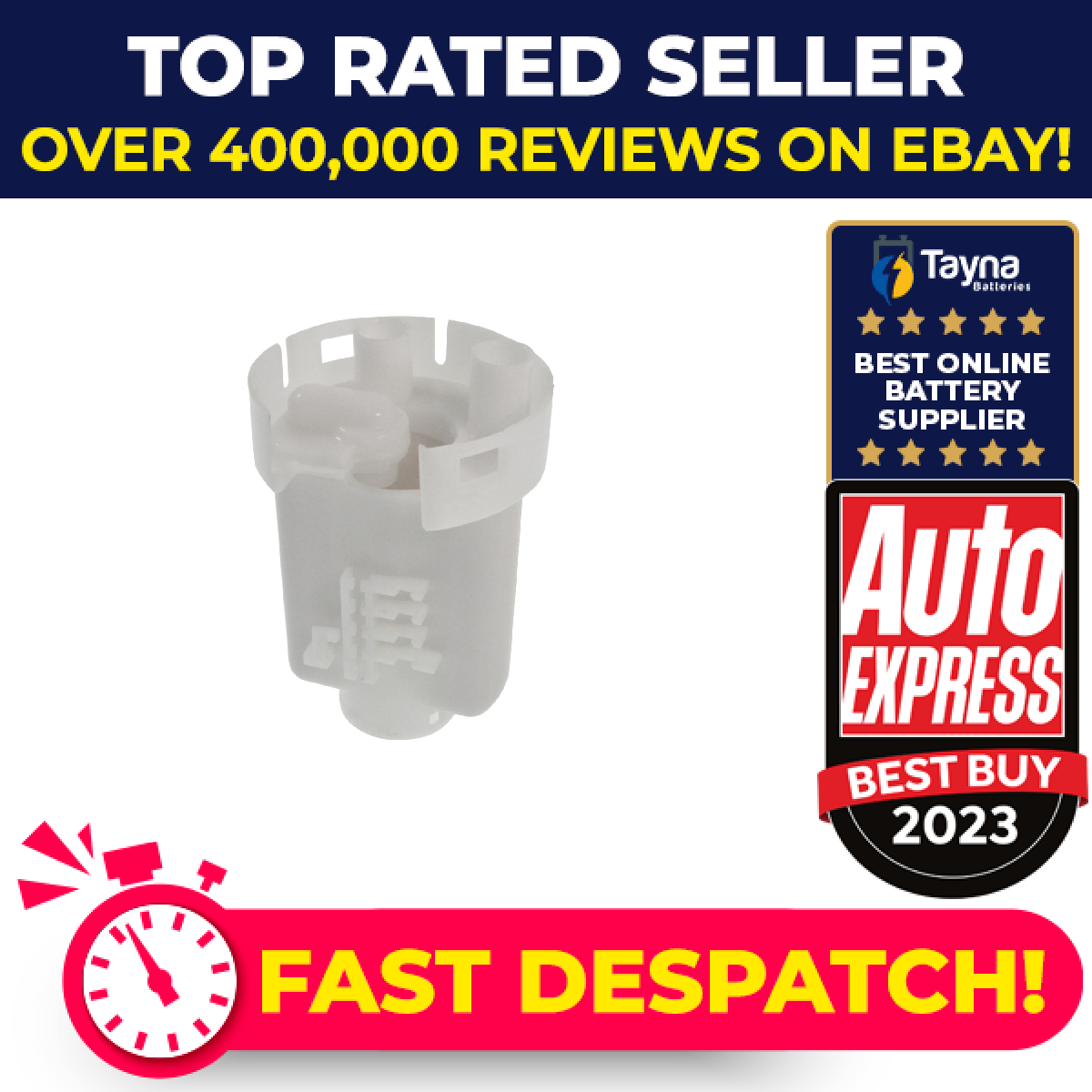 Fuel Filter fits TOYOTA YARIS VERSO NCP2, NCP22 1.3 In tank 99 to 05 2NZ-FE New