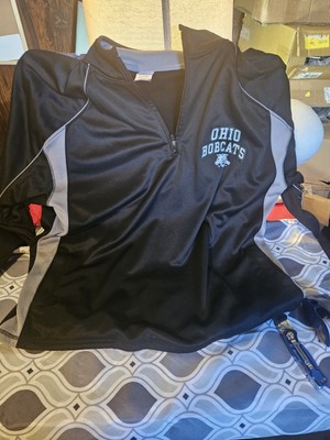 Russell DRi power Ohio Bobcats  .25 zip black up pullover xxl w/pockets