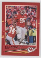 2020 Panini Donruss Press Proof Red Chris Jones #6 ke4