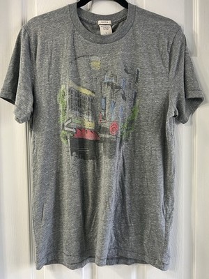 Vintage Single Stitch Abercrombie & Fitch Moose Muscle Tee Faded Men s L