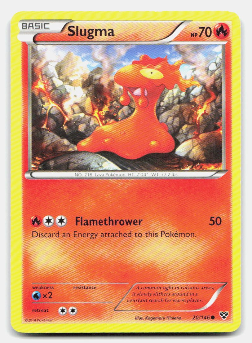 Slugma 20/146 Common XY Pokemon LP