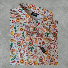 Sunday Swagger Polo Men 2XL Spicy Tamarind Smirnoff Short Sleeve Golf Red