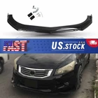 For Honda Accord 2008-2012 Gloss Black Front Bumper Lip Splitter Spoiler CT