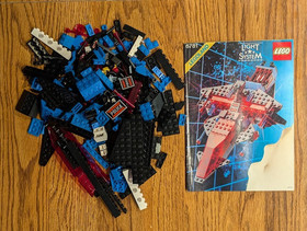 LEGO Space Police: SP-Striker (6781), complete, partial box, light system works