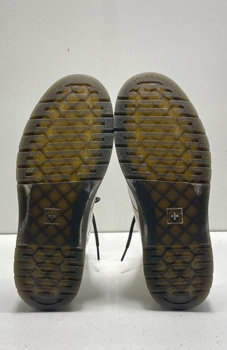 Dr Martens Unisex White Patent Leather Combat Zavala Boots Size 8M/9L - Picture 7 of 7
