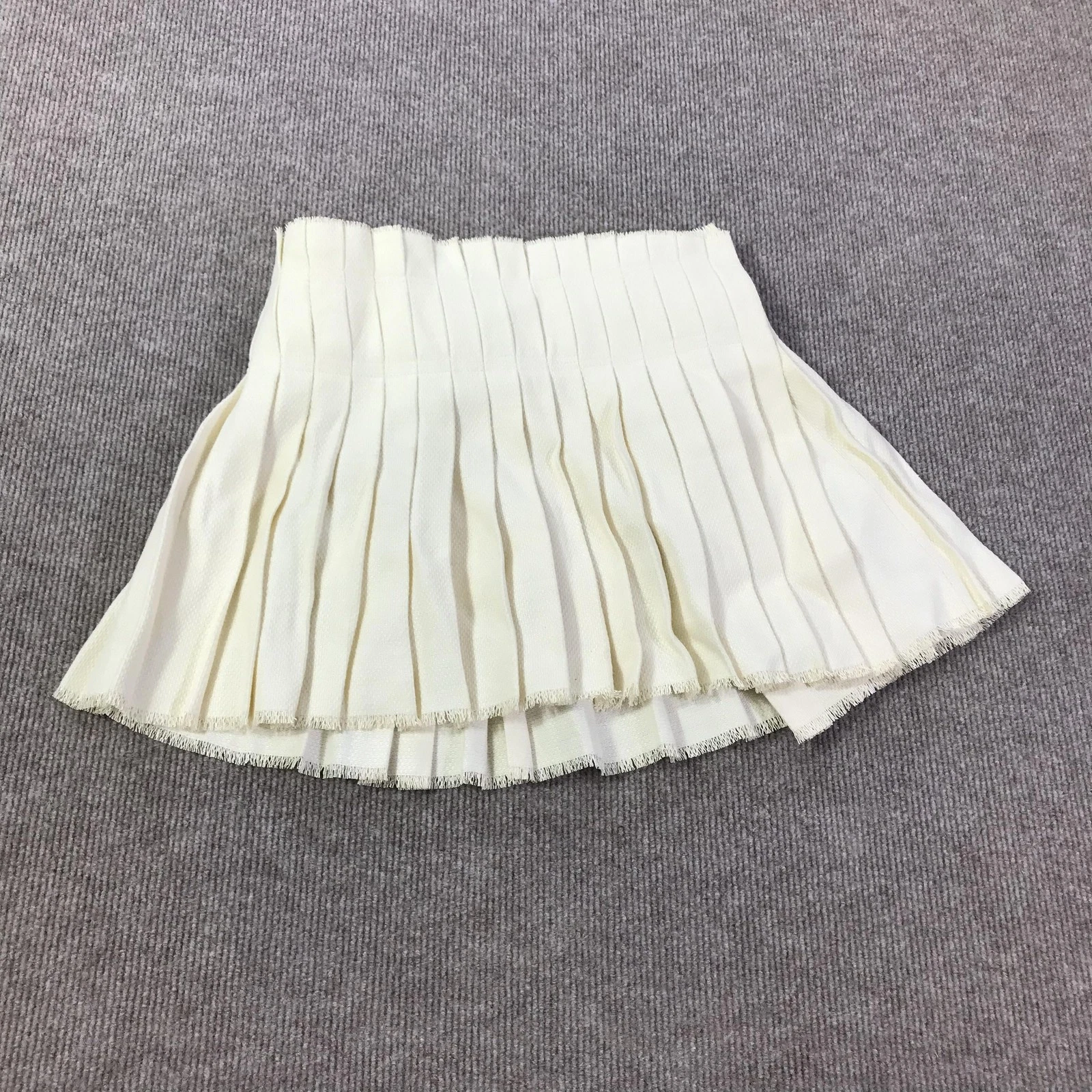 Isabel Marant Skirt Womens 38 Ivory Ramen Pleated Mini Linen Blend Fringe
Opens in a new window or t