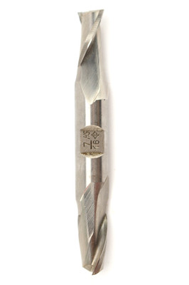 NOS Cleveland 7/16 HSS Double End Mill 2 Flute RH Helix USA 684 LOC 7/8 in new