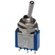 Image of APEM Toggle Switch SPST On-On 250V 3A
