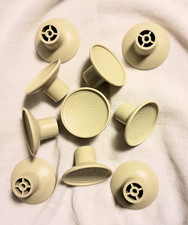 10 Plastic Knobs - Pulls - Drawers - Cabinet Doors - Crafts   Pre-drilled