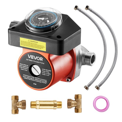 #ad VEVOR Hot Water Recirculating Pump with Bypass Valve Instant Recirculation Pump $83.90