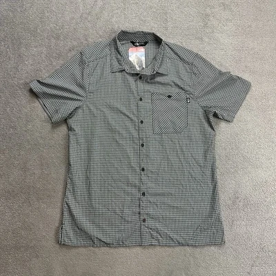 THE NORTH FACE Herren Hemd Shirt Gr L Trekking Outdoor Logo Kurzarm 11916 Grün - Bild 1 von 4