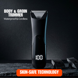 Men Body Hair Trimmer Groin Manscaping Electric Shaver Sensitive Area Razor