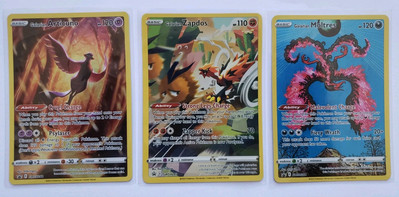 Galarian Articuno Zapdos Moltres Set Legendary Birds Crown Zenith