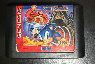 Sonic Spinball - GEN Sega Genesis - Acceptable Condition