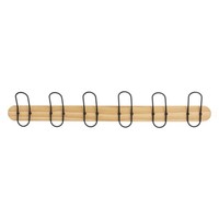 Wandgarderobe Aus Holz FüR Flur Mit 6 Haken, 77 Cm