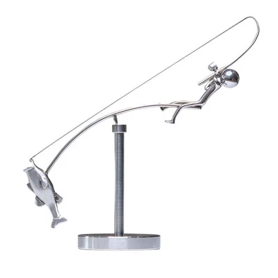 La Scultura Equilibrante Del Pescatore,The Fisherman Balancing Sculpture✨