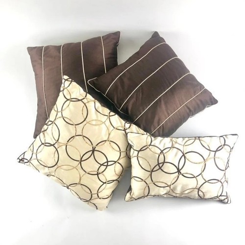 Rodeo Home 8 Piece Cream Geoprint Comforter Queen Bedding Set - Picture 4 of 6