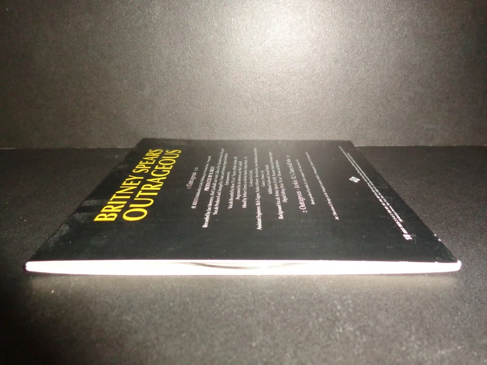 OUTRAGEOUS by BRITNEY SPEARS-Rare Collectible CD w/ Junkie XL Dancehall Mix--CD - Image 4 of 4