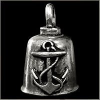 Anchor Gremlin Bell fits any harley motorcycle usn navy ocean MADE IN USA