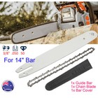 14" Chainsaw Bar & Chain Saw 50 3/8LP .050 Fit Husqvarna Talon Stihl MS170 MS180