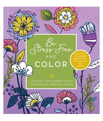 Be Stress Free and Color Chartwell Coloring Book Over 100 Pages