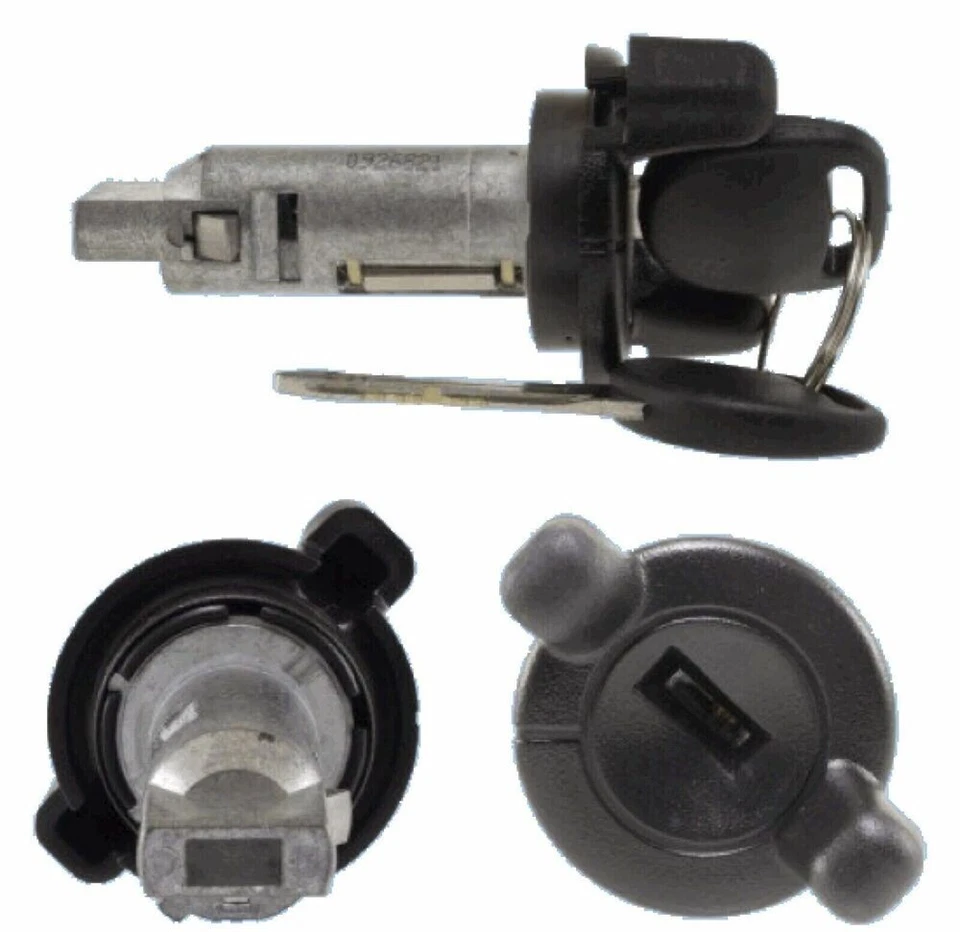 Nuevo cilindro de bloqueo de encendido de repuesto y llaves reemplazo GMC OEM # 12472980 negro Foto 2 de 4