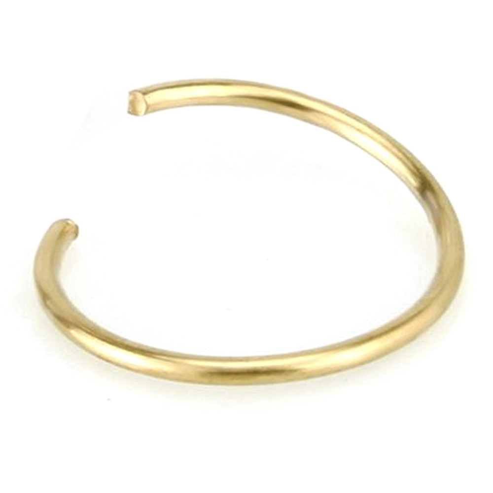 Sterling Silver Seamless Small Hoop Earring Sleeper Ear Nose Lip Piercing Ring eBay