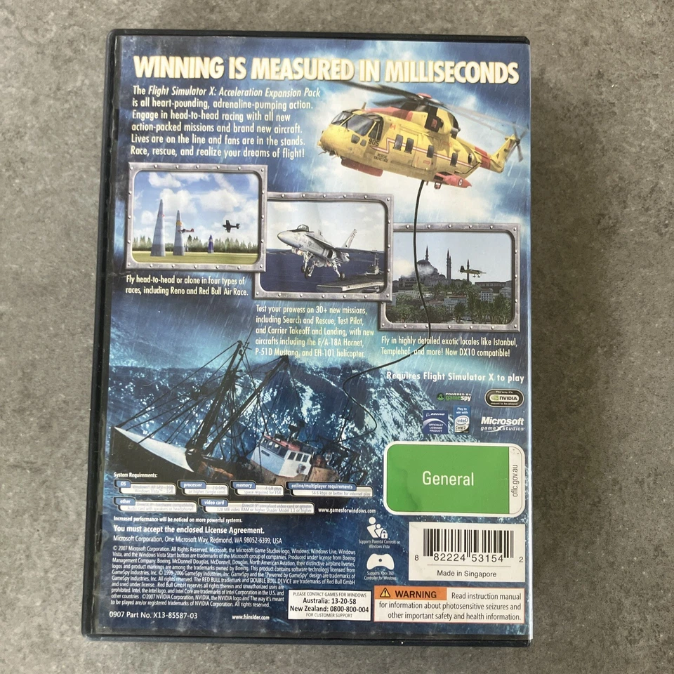 Microsoft Flight Simulator X: Acceleration Expansion Pack - PC CD-ROM [PAL] - Image 3 of 4