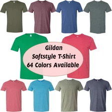 Gildan - Softstyle T-Shirt - 64000 Basic Unisex Classic Fit T-Shirt