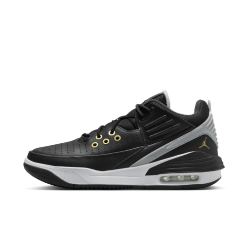 Air Jordan Max Aura 5 Sneaker da basket uomo nero/metallico/grigio DZ4353-017 - Foto 2 di 5