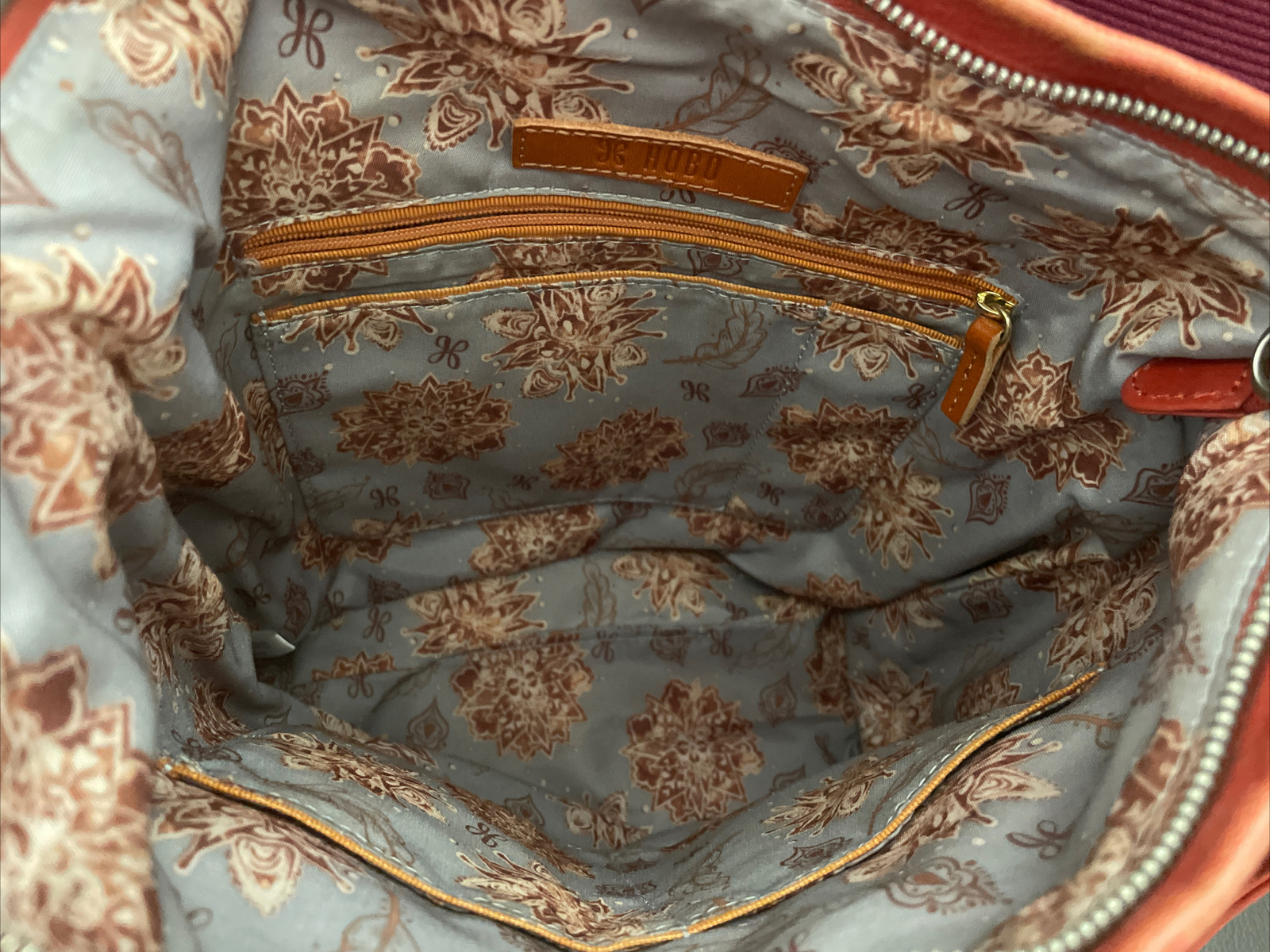 Hobo International Reghan Crossbody Bag Coral Leather Purse eBay