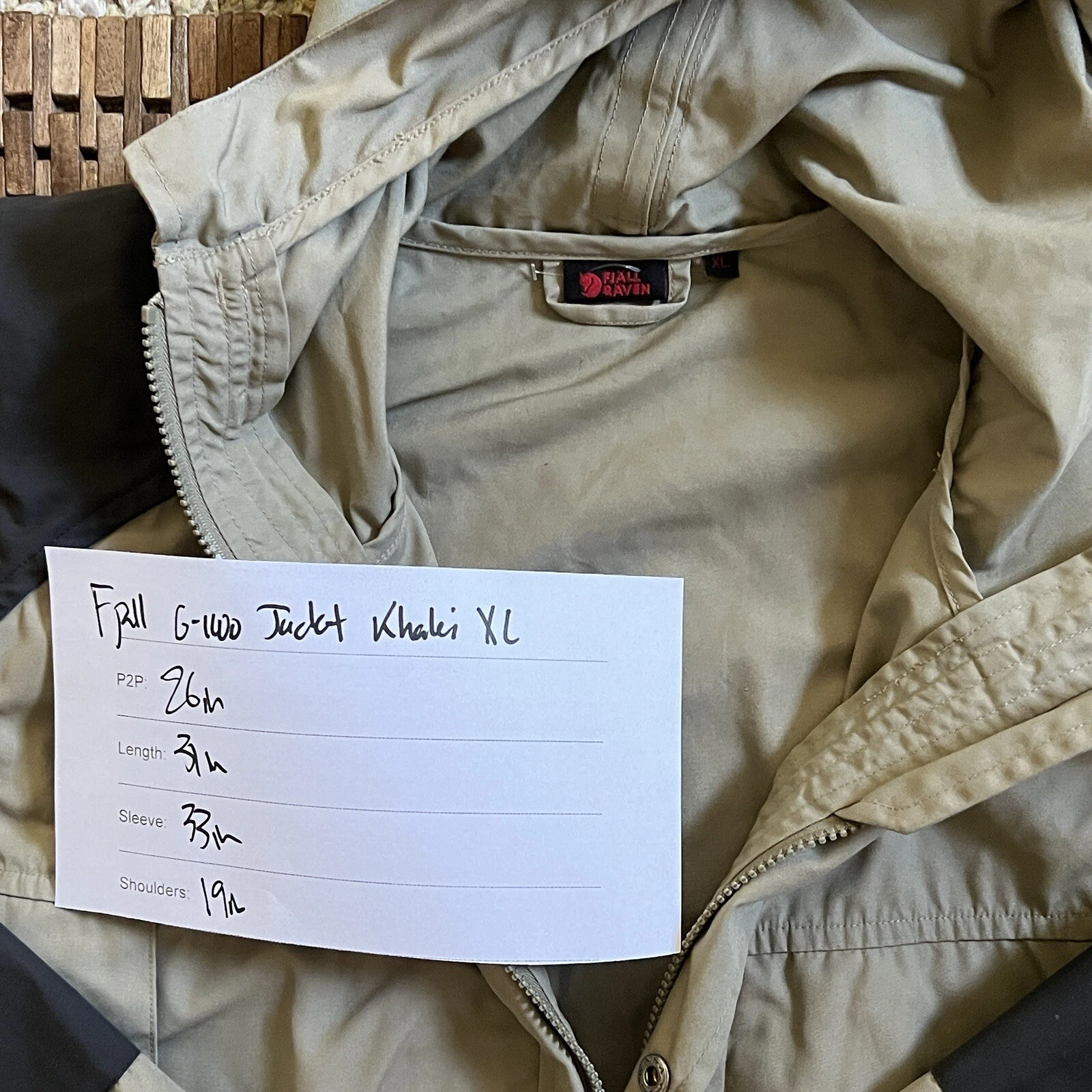 fjallraven greenland canvas g-1000 jacket