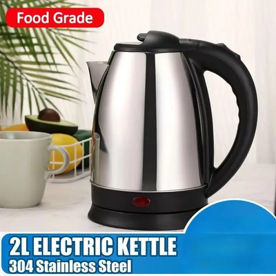 304 Stainless Steel Electric Kettle 2L Coffee Pot Automatic Power Off 1500W New