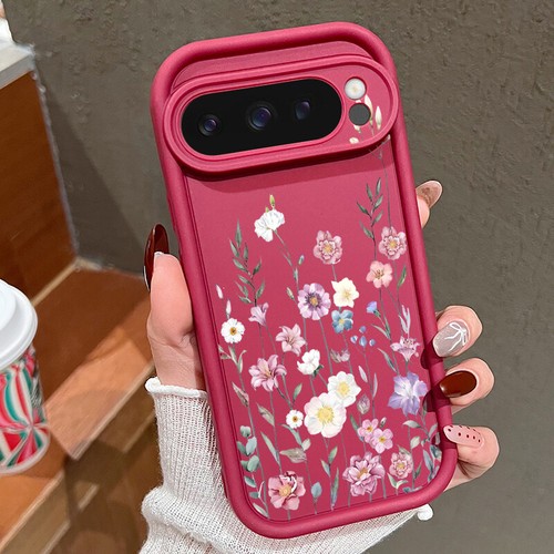 Girly Flower Phone Case For Google Pixel 9 Pro XL 8 Pro 8A Silicone Soft Cover - Picture 18 of 19